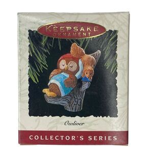 Owliver 1993 Hallmark Collector's Series Owl Ornament Vintage